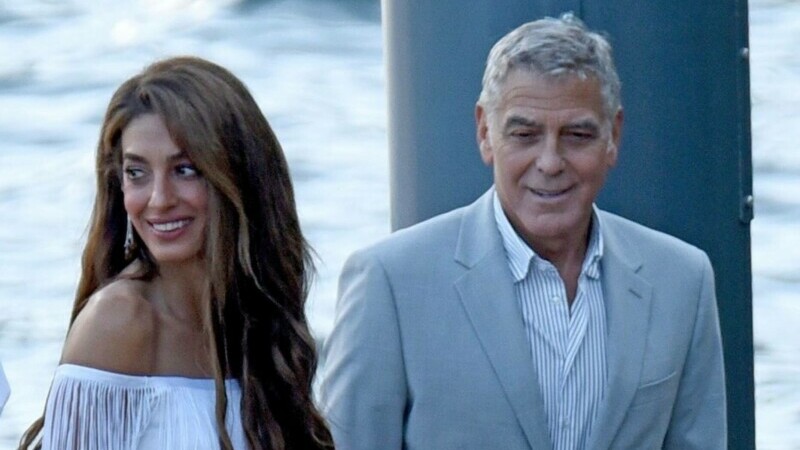 George și Amal Clooney Como