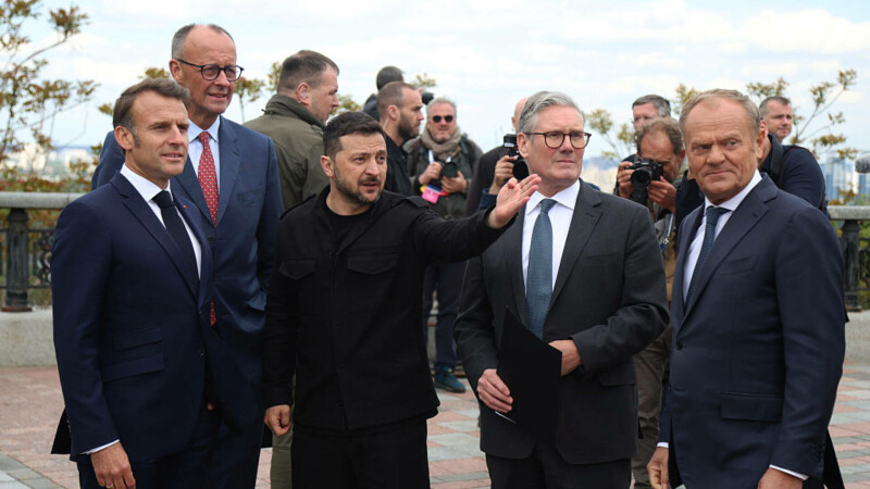 zelensky starmer macron merz tusk