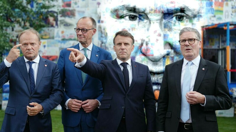 macron merz,starmer, tusk