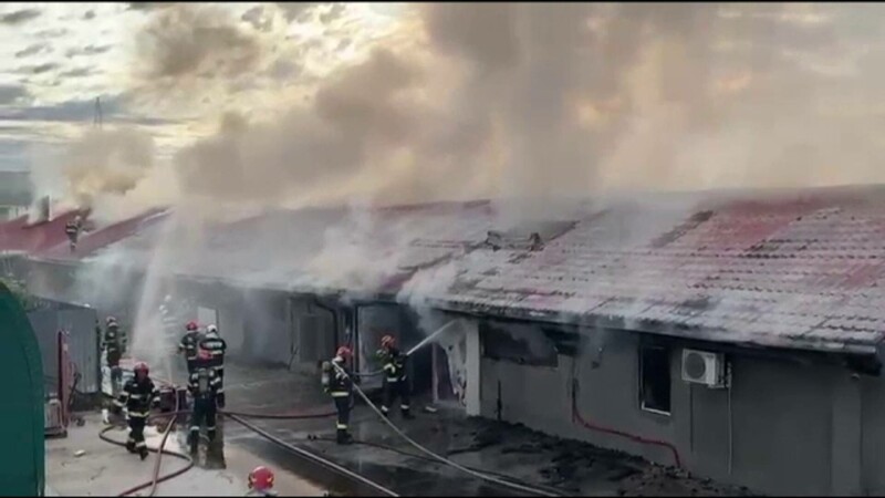 Incendiu in Buftea