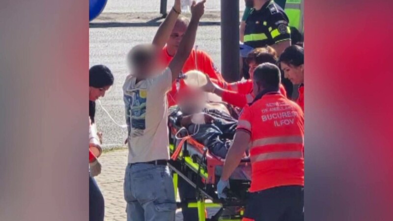 Bărbat înjunghiat Băneasa