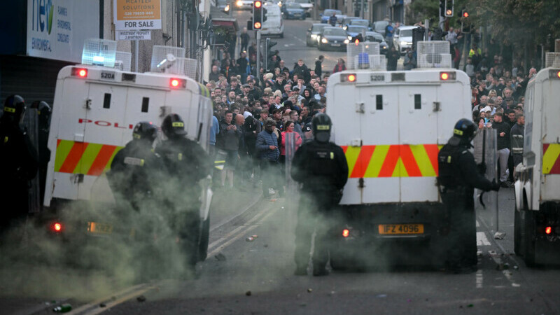 protestele din ballymena
