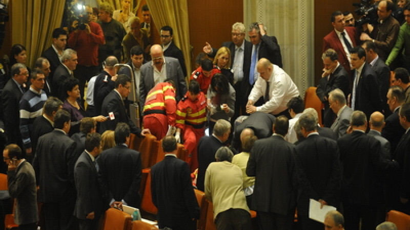 Incident in Parlament