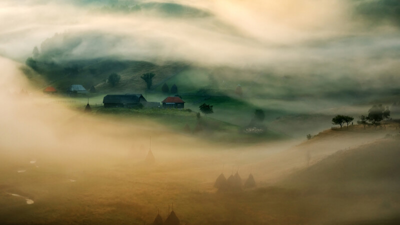 ceata la munte in Romania