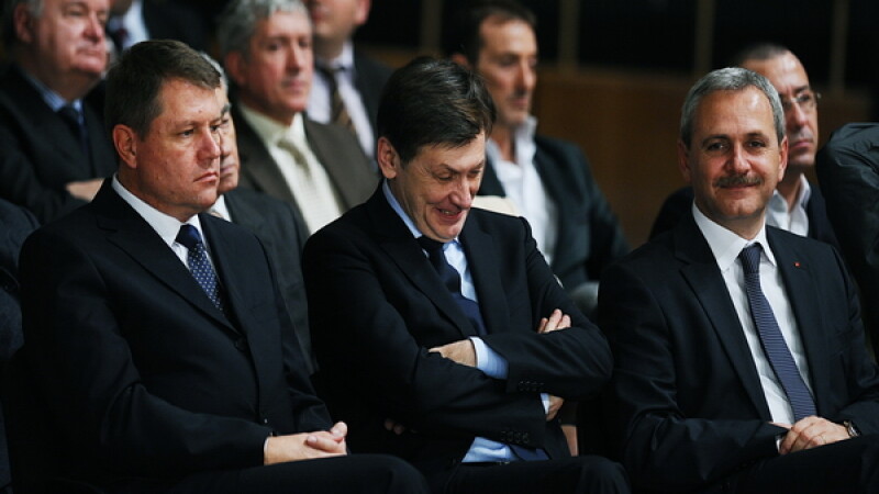 Klaus Iohannis, Liviu Dragnea, Crin Antonescu