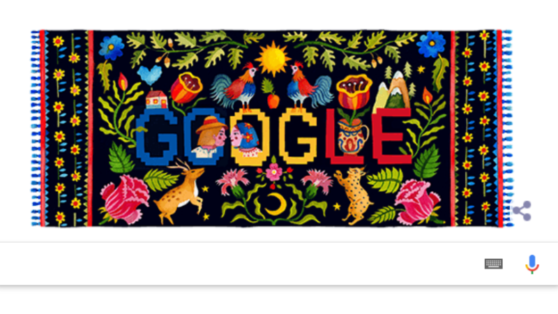 google doodle 1 decembrie