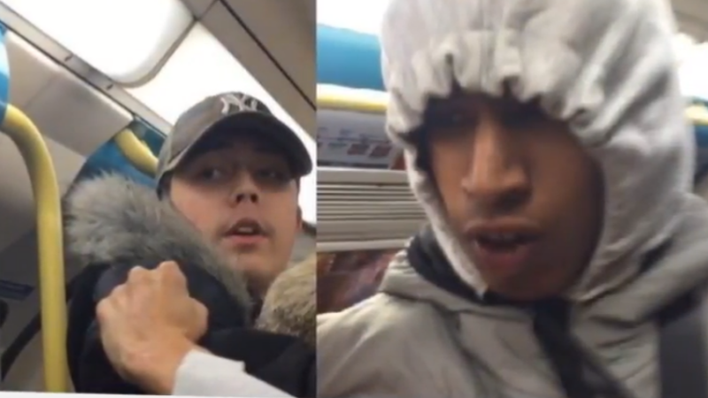 Atac rasial la metroul din Londra