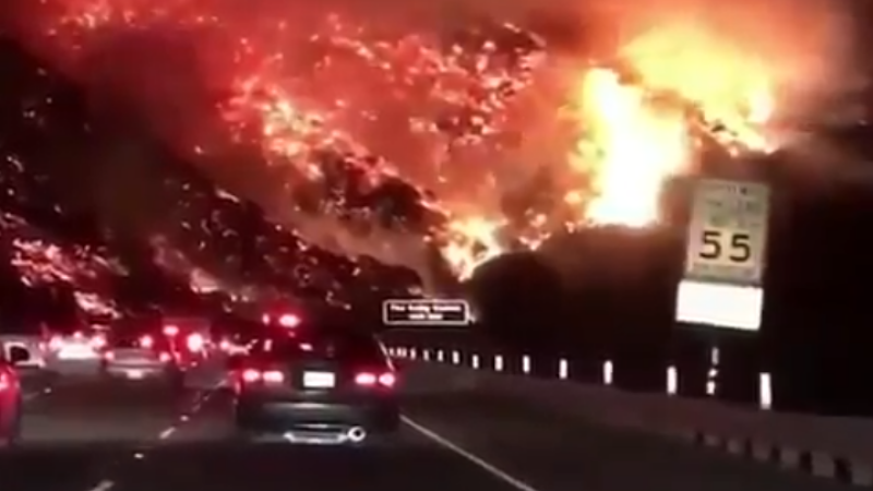 incendiu california