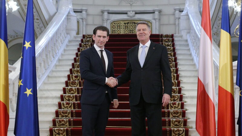 klaus iohannis si sebastian kurz