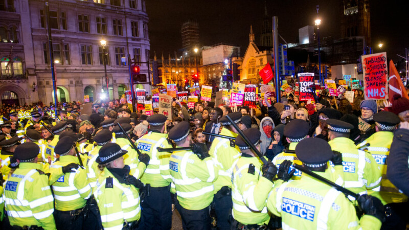 protest Londra