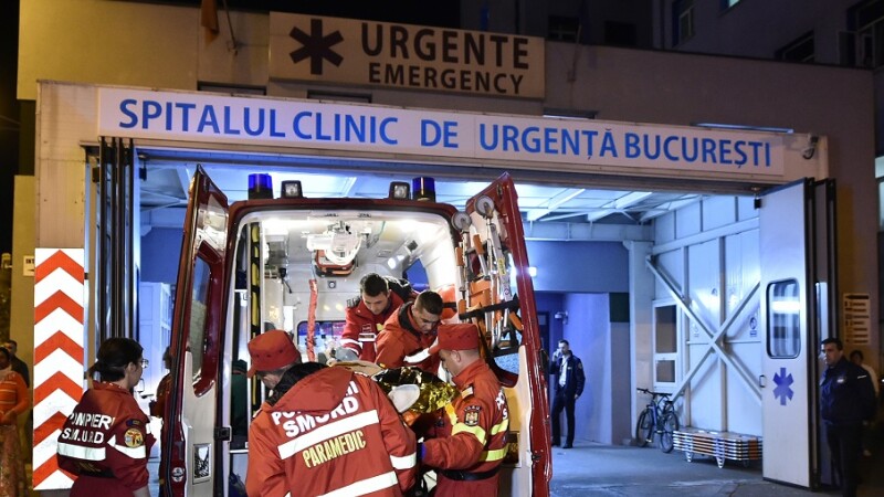 primirea victimelor la Spitalul Clinic de Urgenta Floreasca
