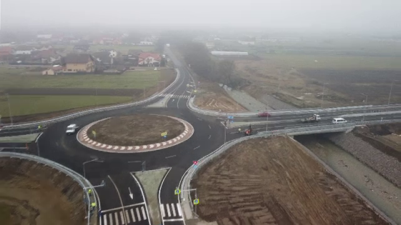 Un sector din Autostrada București- Brașov, terminat cu 10 luni mai devreme de un constructor român. Nu ajută însă traficul