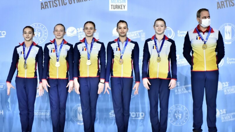 Medalie de argint pentru România la Campionatul European feminin de gimnastică artistică