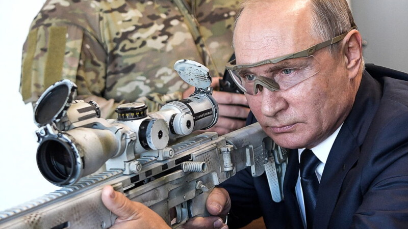 Vladimir Putin, arma, pusca