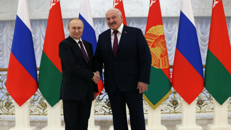 Putin în vizita în Belarus