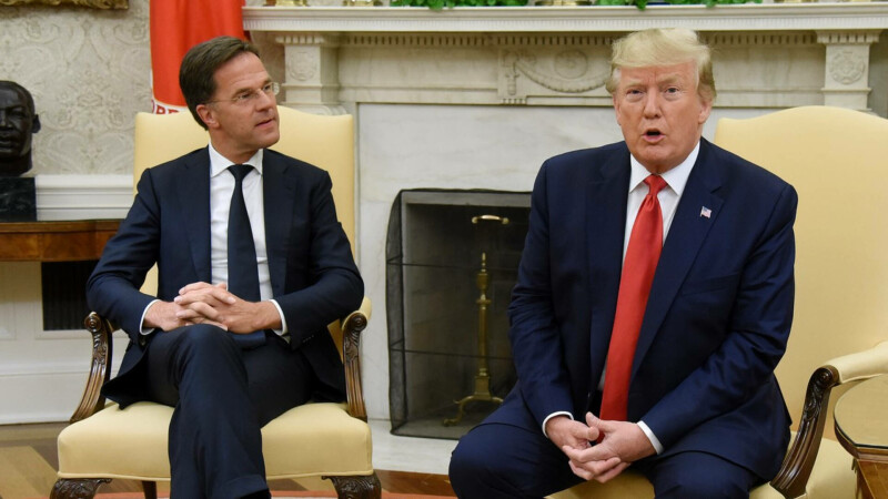 mark rutte, donald trump