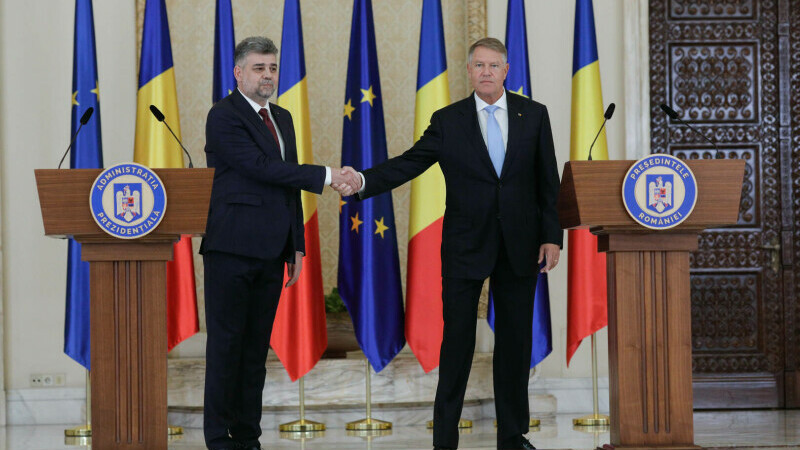 Marcel Ciolacu, Klaus Iohannis