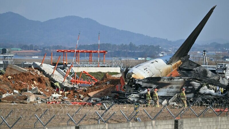 accident aviatic, coreea de sud, aeroport