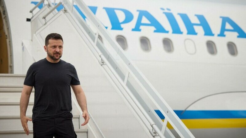 zelenski avion