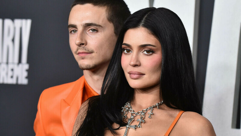 kylie jenner și timothee chalamet