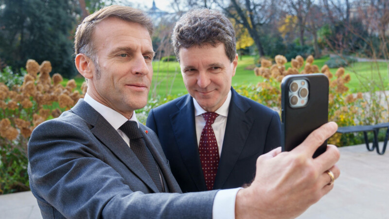 nicusor dan emmanuel macron