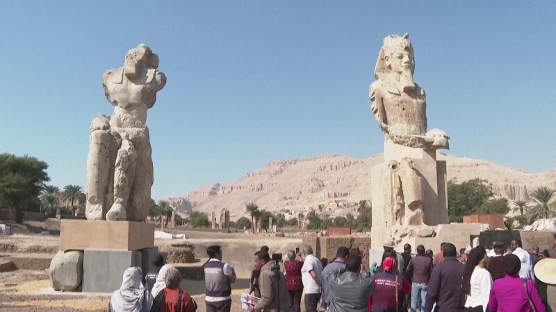 Egipt, statuie, faraon