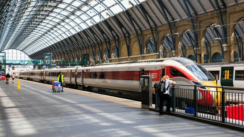 Gara Kings Cross Train Station din Londra