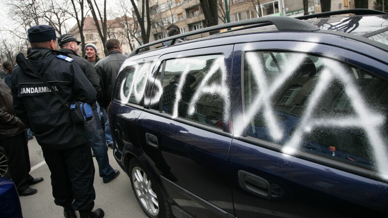 protest taxa auto