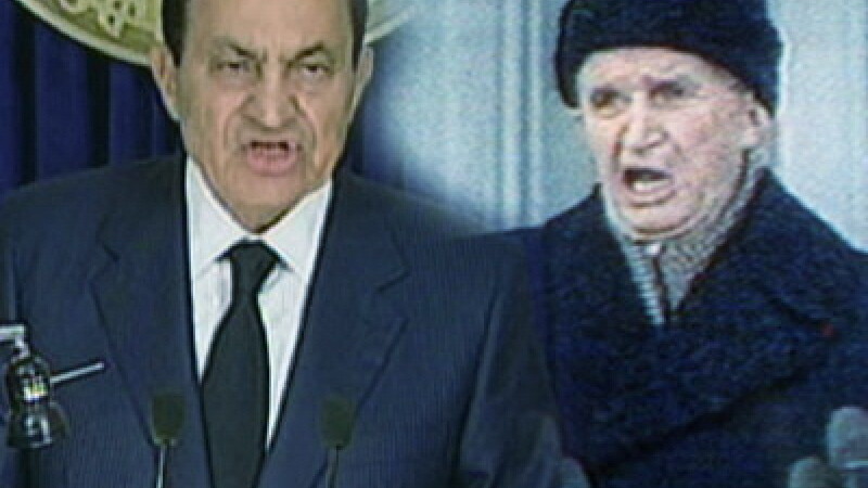 Hosni Mubarak si Nicolae Ceausescu
