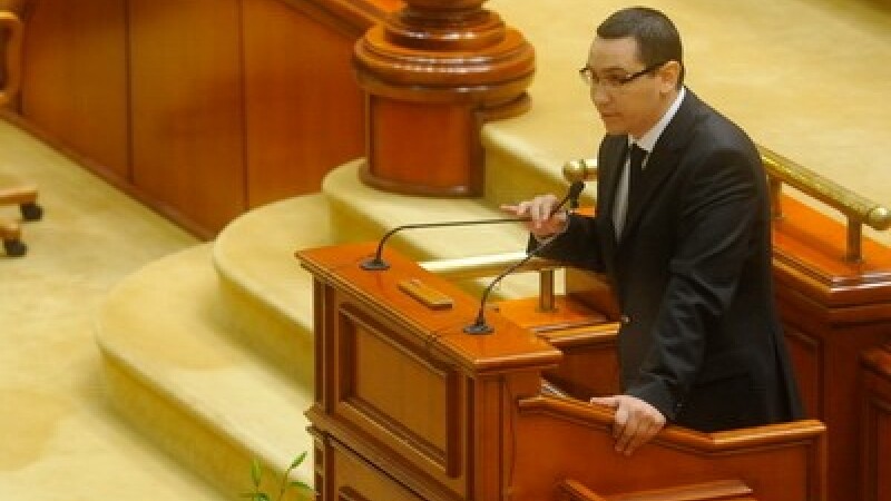 Victor Ponta in Parlament