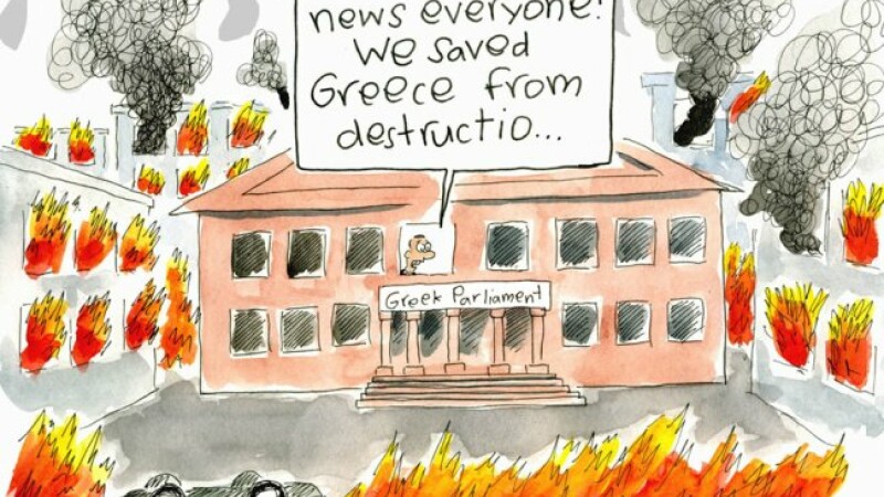 caricaturi Grecia
