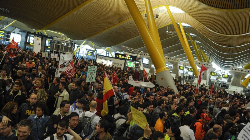 Proteste in Spania