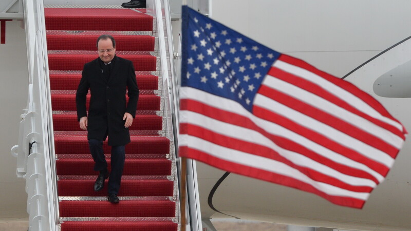 François Hollande in SUA