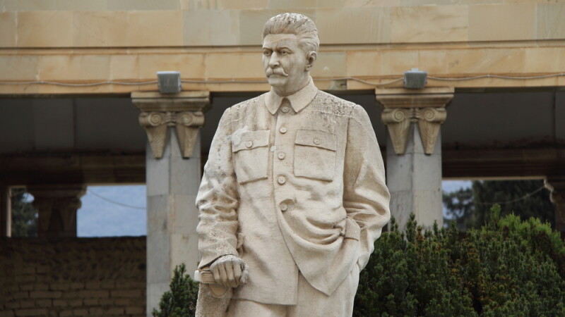 statuie a lui Stalin din Georgia