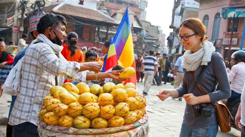 turista in Nepal
