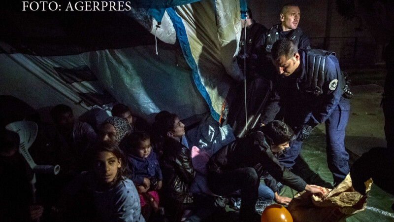 raid al politie franceze intr-o tabara de migranti
