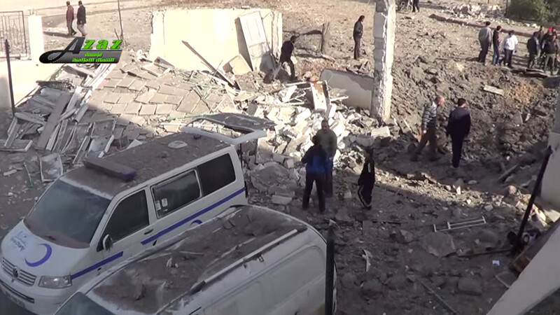 spital siria bombardat, agerpres