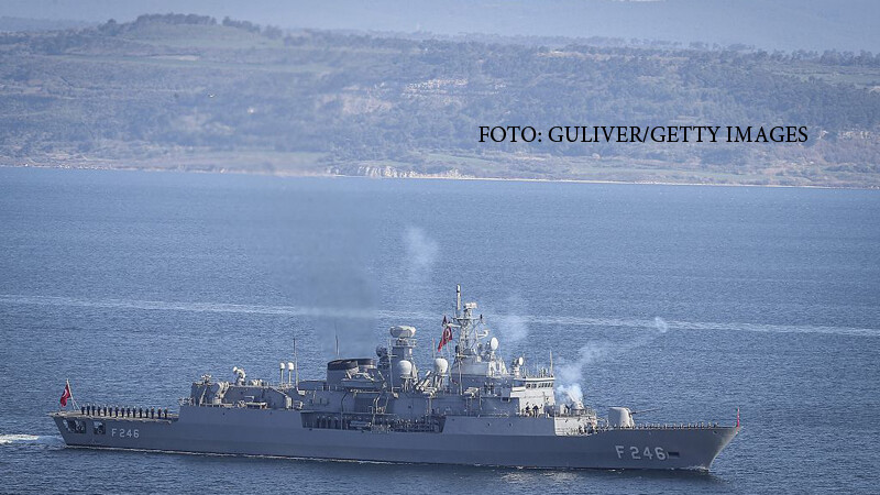 nava militara turca la Cannakale