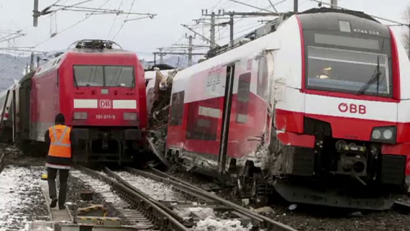 Accident feroviar petrecut în Austria