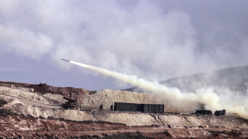 atac cu rachete al armatei turce in Afrin