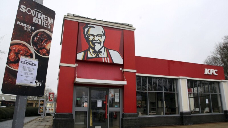KFC inchis in Anglia