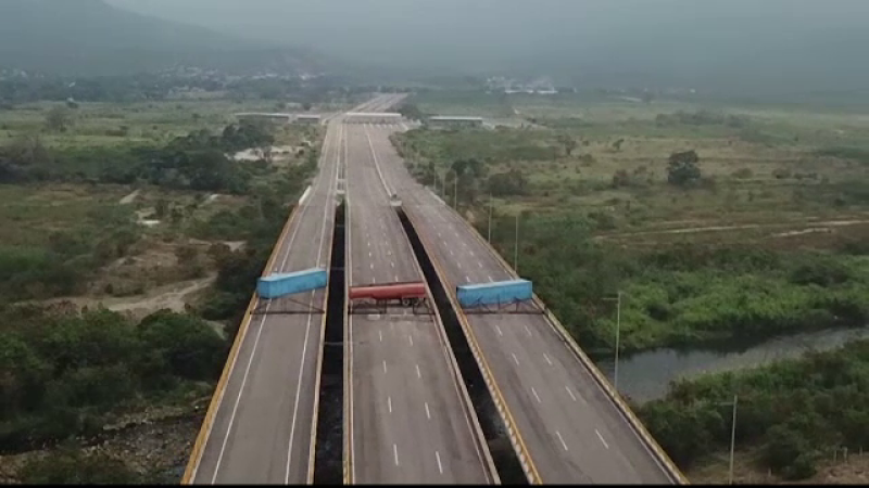 transport blocat Venezuela