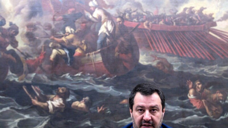 vicepremierul italian Matteo Salvini