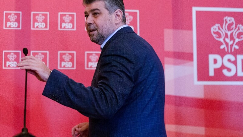 Marcel Ciolacu soseste la sedinta Comitetului executiv National al Partidului Social Democrat