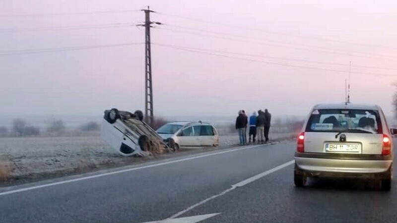 Accident cu 4 masini în Bihor