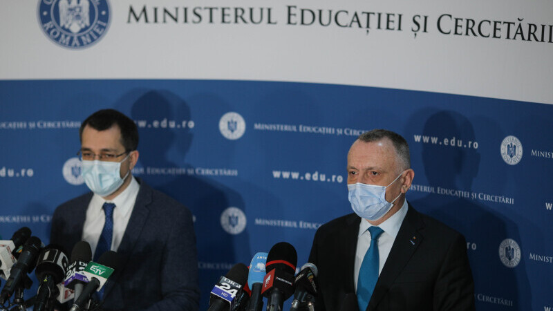 Sorin Cimpeanu și Vlad Voiculescu la ministerul educației