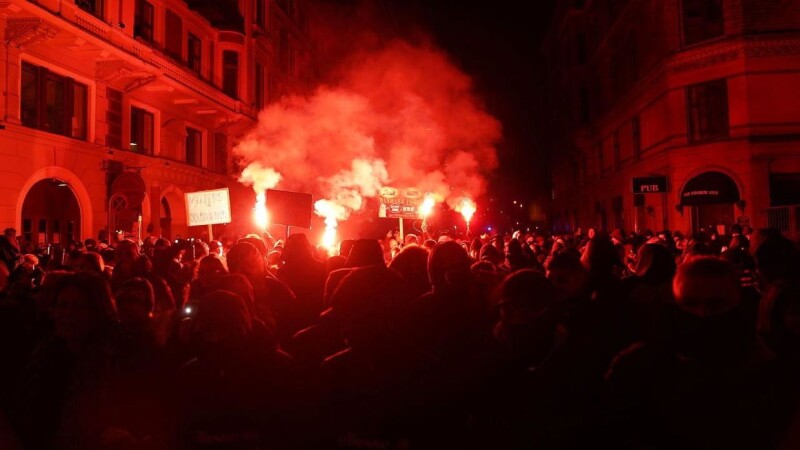 Proteste la Copenhaga