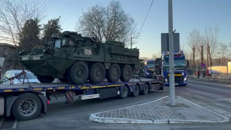 Primul convoi cu tehnică militară SUA a ajuns la Mihail Kogălniceanu