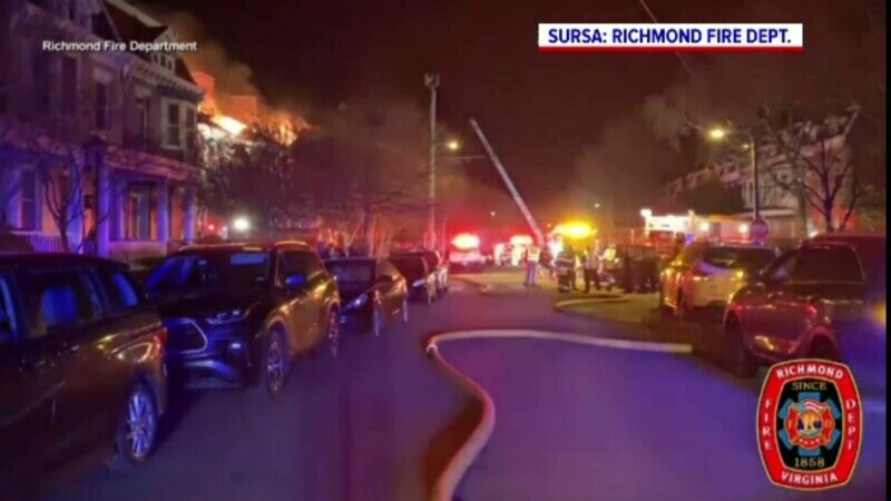 Școală distrusă de un incendiu, în Richmond. Nu se cunoaște deocamdată cauza