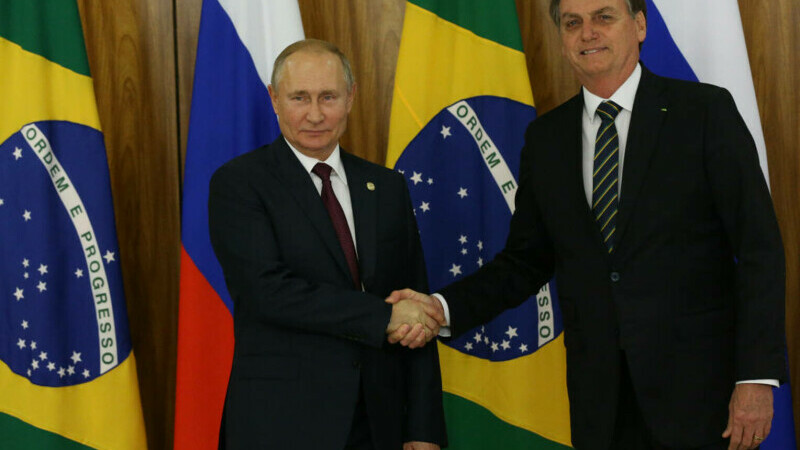 Vladimir Putin și Jair Bolsonaro